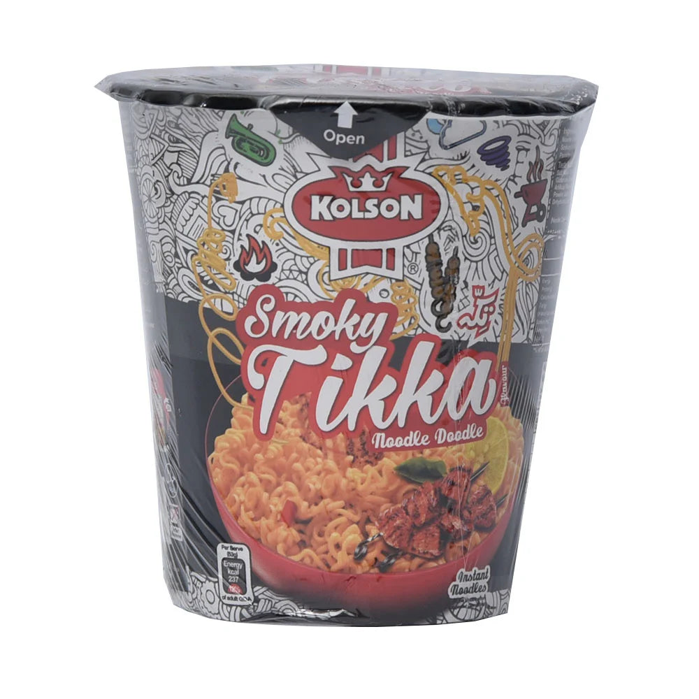 Kolson Smokey Tikka Noddles 50g Cup