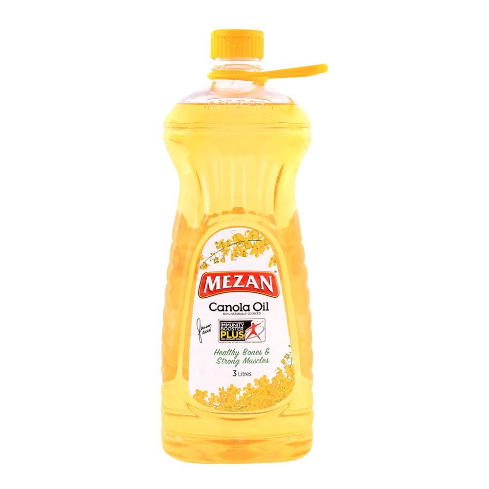 Mezan Canola Oil 3 Liter Bottle