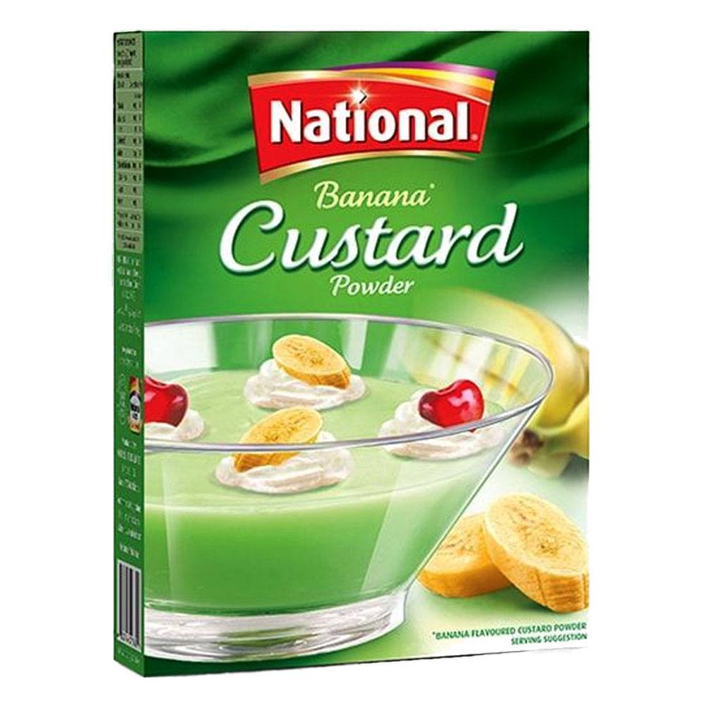 National Banana Custard 120g Box