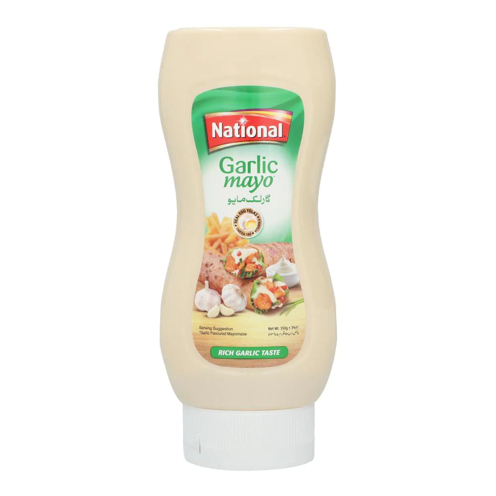 National Garlic Mayo 350g Bottle