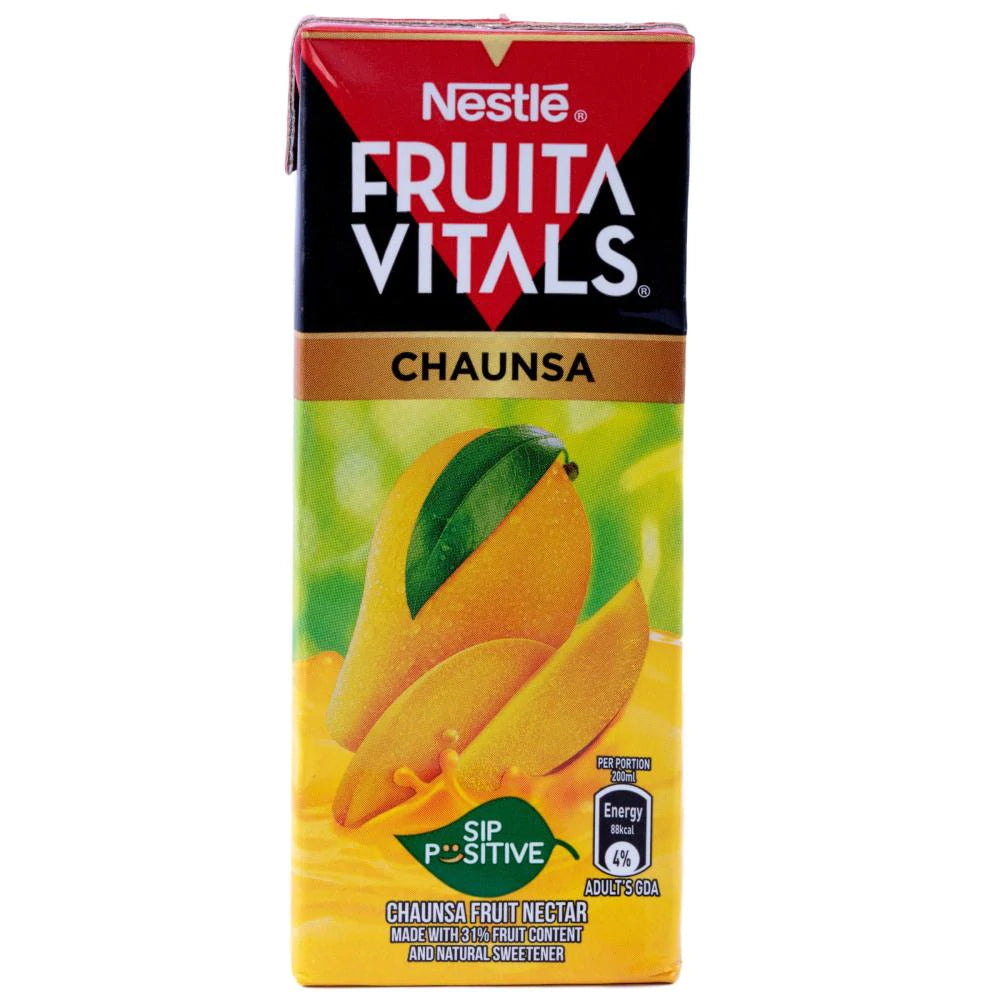 Nestle Fruita Vitals Chaunsa Mango Nectar 200 ml Tetra Pack