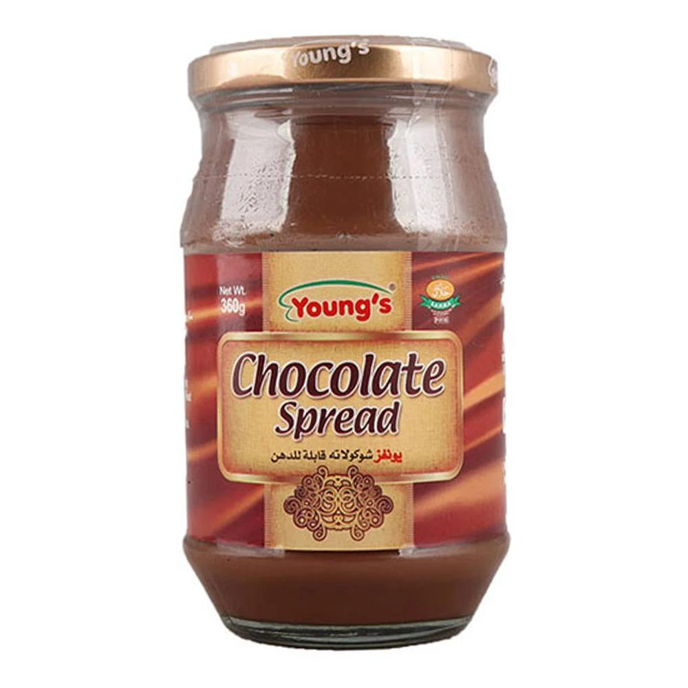 Young's Chocolaty Spread 170ml Jaar