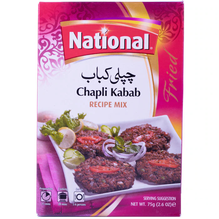 National Chapli Kabab Masala 72g