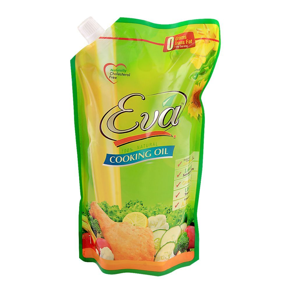 Eva Cooking Oil 1 Liter Nozzle Pouch