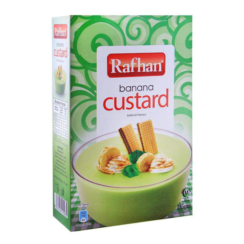 Rafhan Banana Custard 275g Box