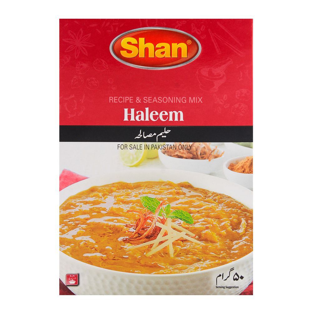 Shan Haleem Masala 50 Gram Box