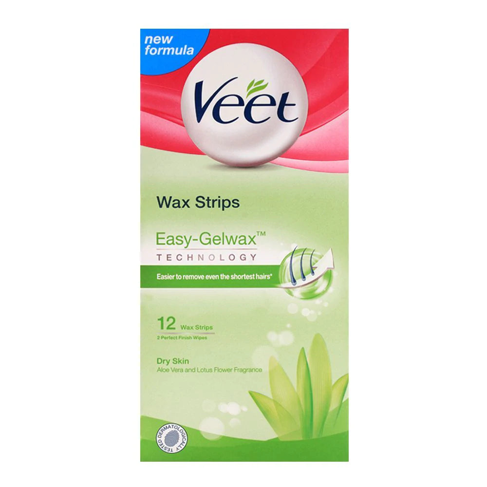 Veet Dry Skin Wax Strip 12pcs Box